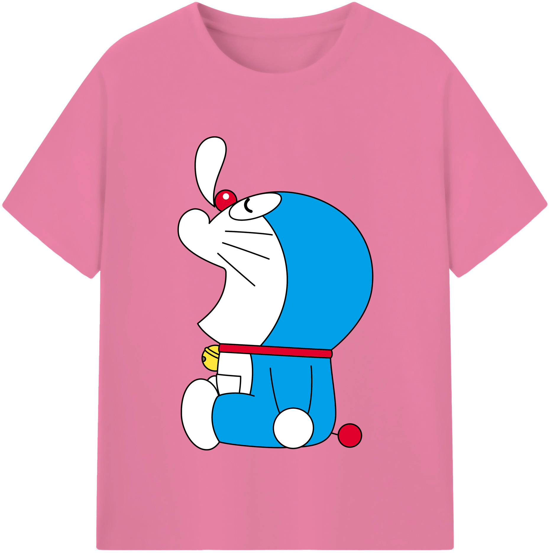 （画像用） ドラえもん Doraemon 綿100％半袖Tシャツ（フロントプリント）